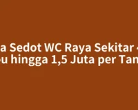 Jasa Sedot WC Raya Sekitar 400 Ribu hingga 1,5 Juta per Tangki