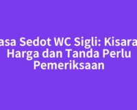 Jasa Sedot WC Sigli: Kisaran Harga dan Tanda Perlu Pemeriksaan