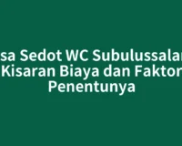 Jasa Sedot WC Subulussalam: Kisaran Biaya dan Faktor Penentunya