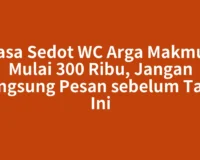 Jasa Sedot WC Arga Makmur Mulai 300 Ribu, Jangan Langsung Pesan sebelum Tahu Ini