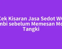 Cek Kisaran Jasa Sedot WC Jambi sebelum Memesan Mobil Tangki