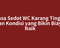 Jasa Sedot WC Karang Tinggi dan Kondisi yang Bikin Biaya Naik