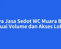 Biaya Jasa Sedot WC Muara Beliti Sesuai Volume dan Akses Lokasi