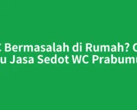 WC Bermasalah di Rumah? Cek Dulu Jasa Sedot WC Prabumulih