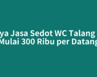 Biaya Jasa Sedot WC Talang Ubi Mulai 300 Ribu per Datang